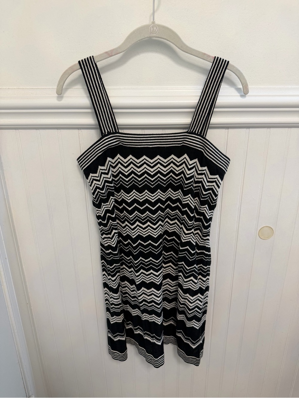 Missoni for Target Black and White Zigzag Knit Mini Dress